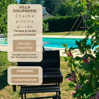 Plan de l'établissement Villa Gournerie 3 bedrooms private heated pool