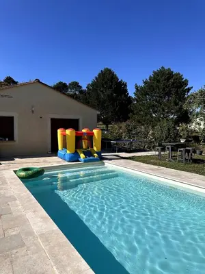 Piscine de l'établissement Villa Gournerie 3 bedrooms private heated pool ou située à proximité