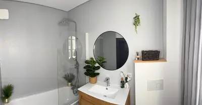 Salle de bains dans l'établissement Le Signature