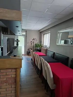 Cuisine ou kitchenette dans l'établissement Gite le Buron