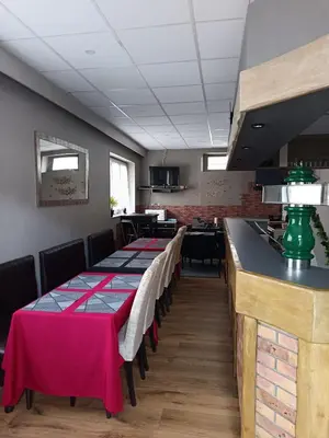 Cuisine ou kitchenette dans l'établissement Gite le Buron
