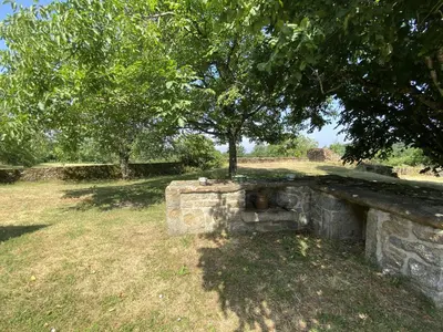 Jardin de l'établissement Grande maison de famille Miers