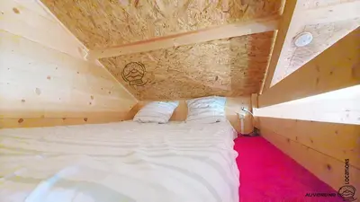 Un ou plusieurs lits dans un hébergement de l'établissement Chalet Hestia