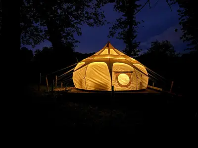 Plan de l'établissement Nuit astrale en pleine nature