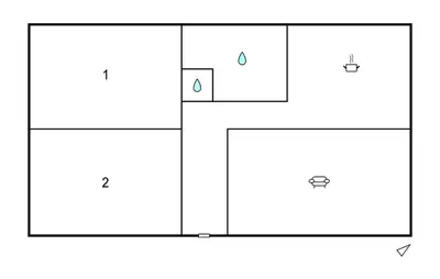 Plan de l'établissement Pet Friendly Home In Sarroux - Saint Julien