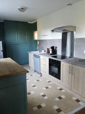 Cuisine ou kitchenette dans l'établissement Chez Nanou