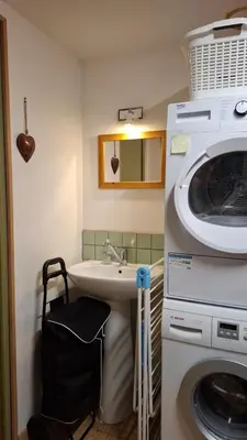 Cuisine ou kitchenette dans l'établissement Les Tomettes - Le Mont-Dore