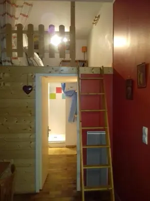 Un ou plusieurs lits superposés dans un hébergement de l'établissement Les Tomettes - Le Mont-Dore
