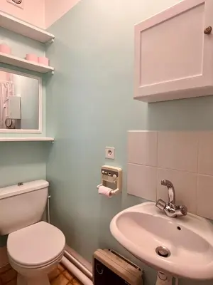 Salle de bains dans l'établissement Le bibelot