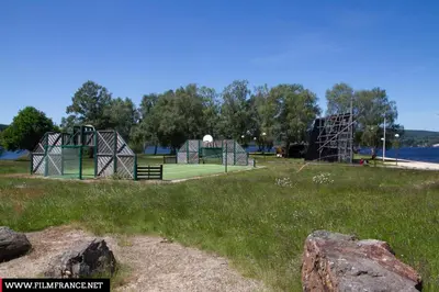 Aire de jeux pour enfants de l'établissement mobil home