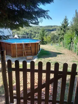 Paysage naturel près de le chalet