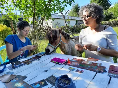 Clients de l'établissement Ludo-gîte Le Petit Peuple
