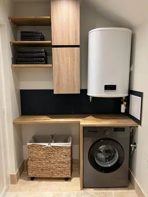 Cuisine ou kitchenette dans l'établissement Appartement de standing rénové