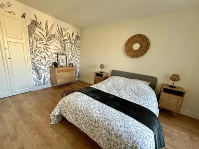Un ou plusieurs lits dans un hébergement de l'établissement Appartement de standing rénové