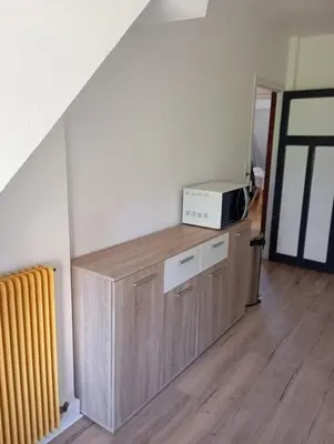 Cuisine ou kitchenette dans l'établissement Appartement renové 46m2 - Climatisé, Calme et proche commodités