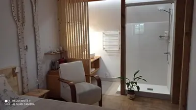 Salle de bains dans l'établissement Bet & Jac