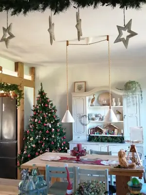 Cuisine ou kitchenette dans l'établissement Bet & Jac