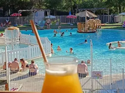 Piscine de l'établissement Mobil-home avec Terrasse à La Cassagne pour 6 personnes - API-1-52-247 ou située à proximité