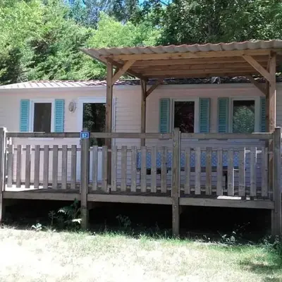 Mobil home cosy avec terrasse et cuisine équipée - API-1-52-339