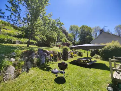 Jardin de l'établissement Maison a salers