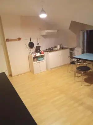 Cuisine ou kitchenette dans l'établissement Appartement
