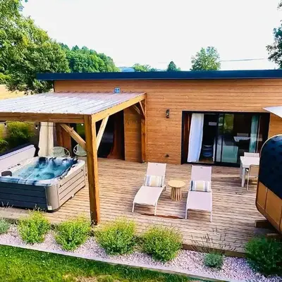 Chalet Zénaé - Chalet Cosy avec spa & Sauna