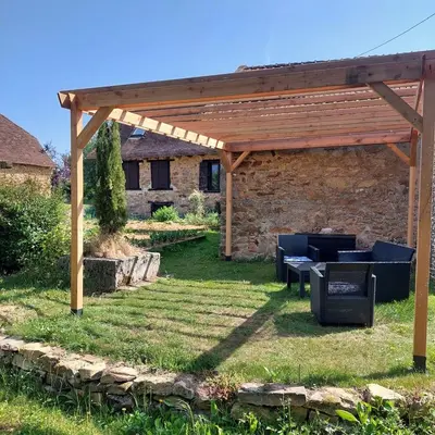 Jardin de l'établissement Le Potagîte, Gîte dans un jardin potager Limousin