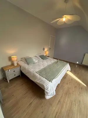 Un ou plusieurs lits dans un hébergement de l'établissement Grand duplex au coeur de Murat