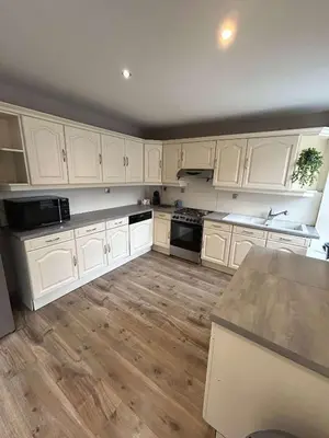 Cuisine ou kitchenette dans l'établissement Grand duplex au coeur de Murat