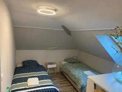 Un ou plusieurs lits dans un hébergement de l'établissement Appartement centre ville