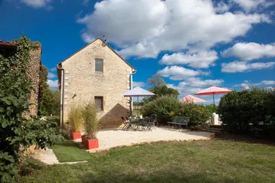 Plan de l'établissement La Garenne avec sa piscine privée proche de Sarlat
