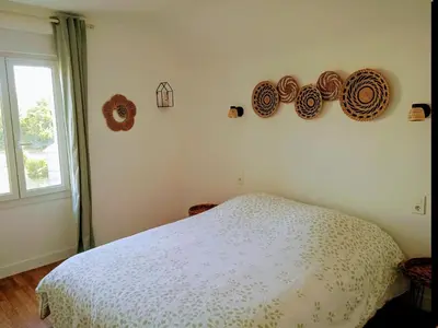 Un ou plusieurs lits dans un hébergement de l'établissement Appartement en Corrèze