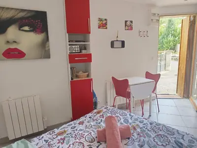 Cuisine ou kitchenette dans l'établissement L'Echappée Romane