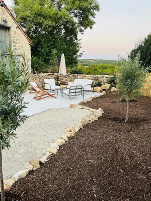 Paysage naturel près de la maison de vacances