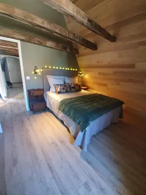 Un ou plusieurs lits dans un hébergement de l'établissement La Maison du Garde