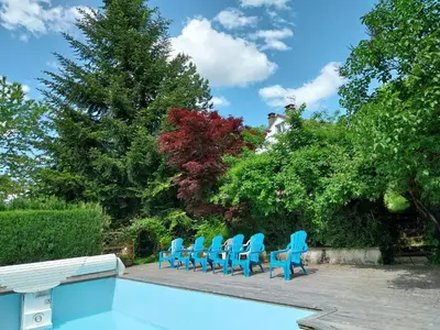 Piscine de l'établissement Villa 3 chambres à Saint-Cirgues-de-Malbert avec piscine ou située à proximité
