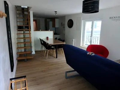 Plan de l'établissement T3 duplex au Mont Dore