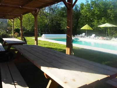 Piscine de l'établissement Manoir de Foussac ou située à proximité