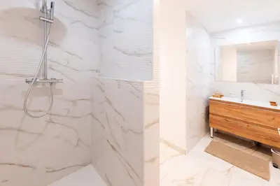 Salle de bains dans l'établissement Charme nature et grand espace