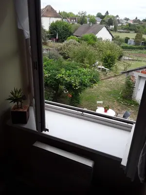 Jardin de l'établissement Appartement dans Maison de Bourg