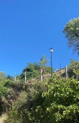 Paysage naturel près de la maison de vacances