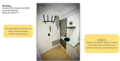 Plan de l'établissement Petit appartement tout confort
