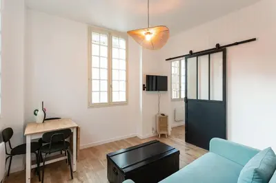 Télévision ou salle de divertissement dans l'établissement Appartement Brive Centre Historique