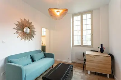 Coin salon dans l'établissement Appartement Brive Centre Historique
