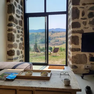Paysage naturel près de la maison de vacances