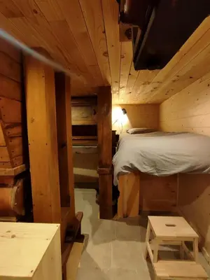 Un ou plusieurs lits dans un hébergement de l'établissement Le Moulin de la Hire