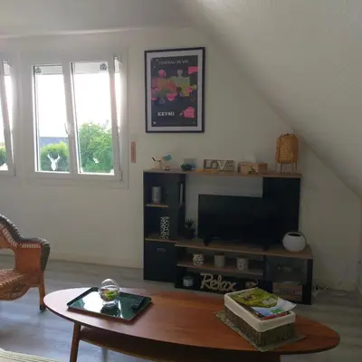 Télévision ou salle de divertissement dans l'établissement Les MILANS