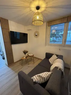 Télévision ou salle de divertissement dans l'établissement Appartement 1 chambre