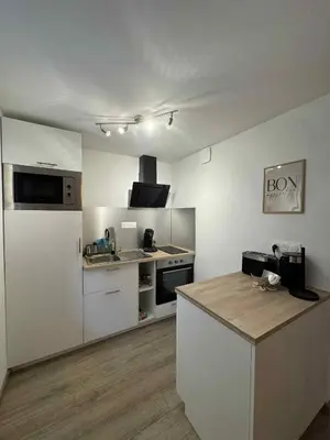 Cuisine ou kitchenette dans l'établissement Appartement 1 chambre