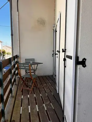 Balcon ou terrasse dans l'établissement Le Grand Nid en Haut, duplex